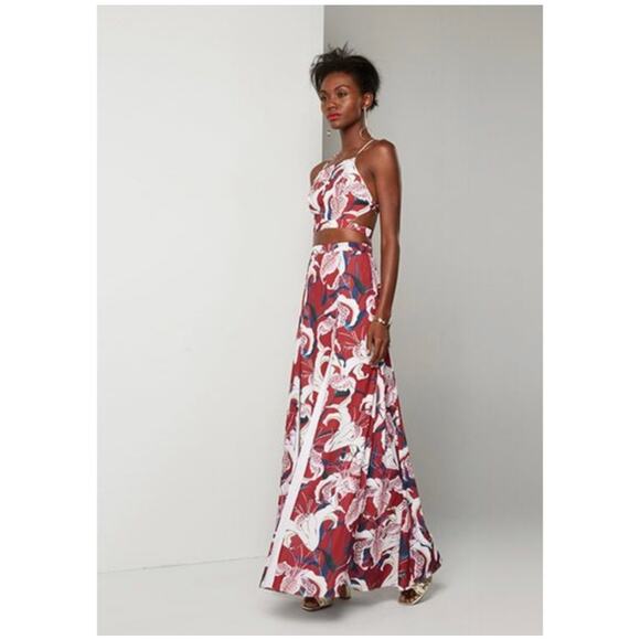 Fame and Partners Veranika Lily floral maxi skirt 4 - Picture 8 of 8